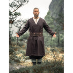 Imagen del producto Túnica medieval cruzada de lana Balder marrón