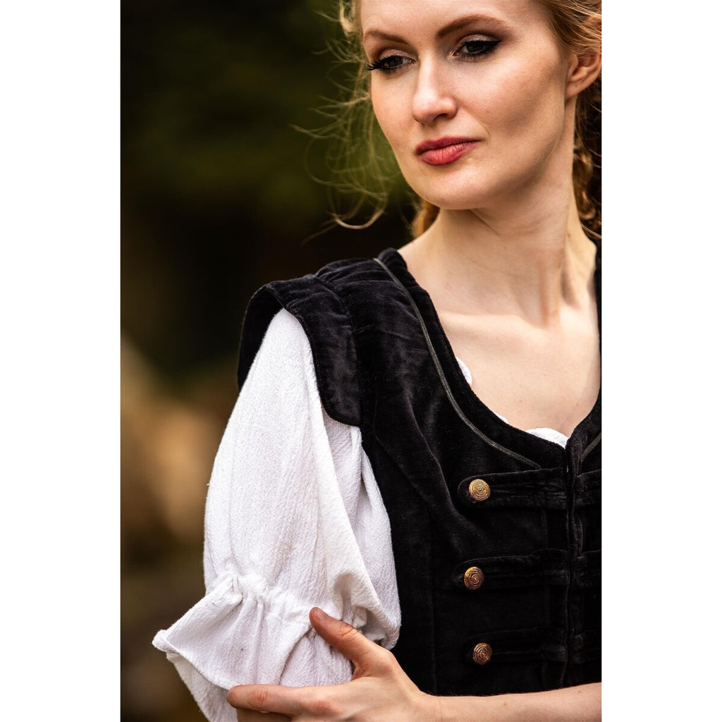 Imagen del producto Chaleco de uniforme medieval Adaliz negro