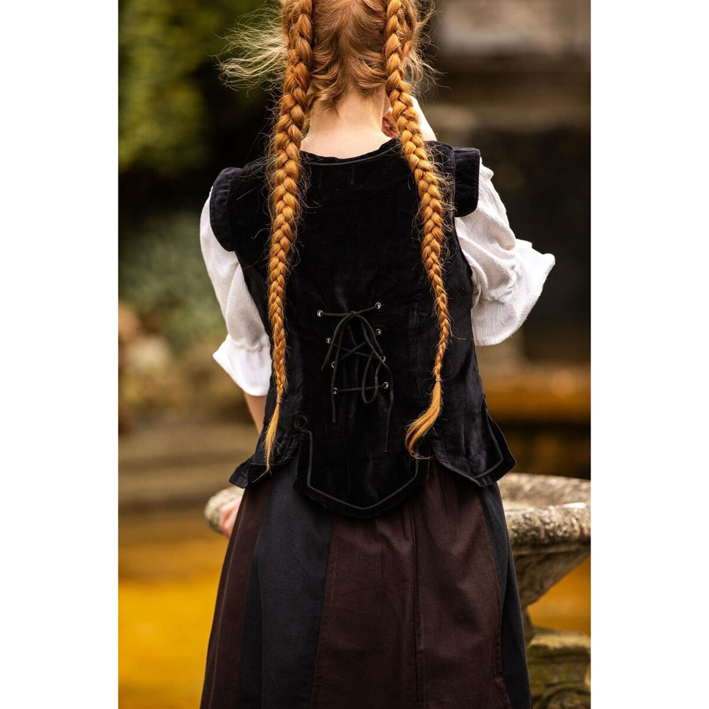 Imagen del producto Chaleco de uniforme medieval Adaliz negro