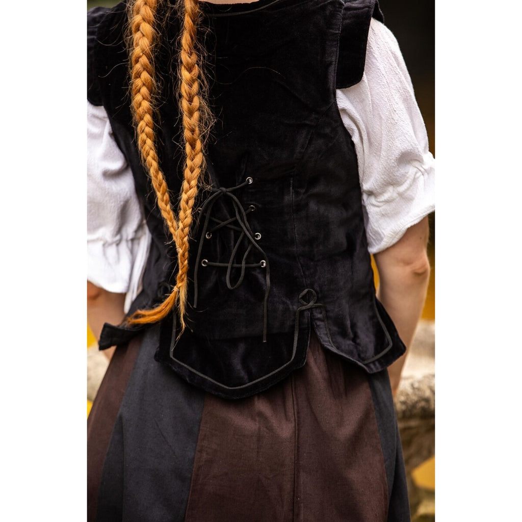 Imagen del producto Chaleco de uniforme medieval Adaliz negro