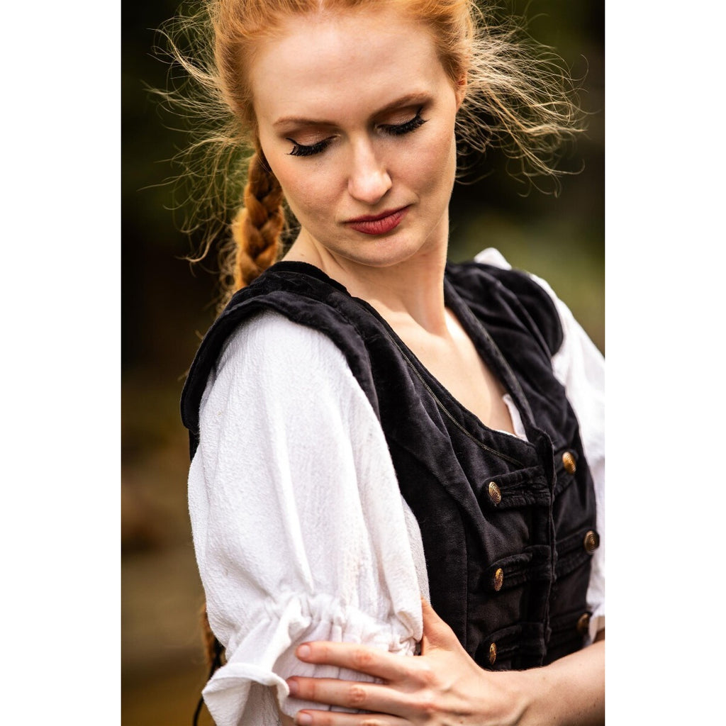 Imagen del producto Chaleco de uniforme medieval Adaliz negro