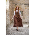 Imagen del producto Chaleco corsé medieval Selma marrón tabaco