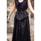 Imagen del producto Chaleco corsé medieval Selma negro