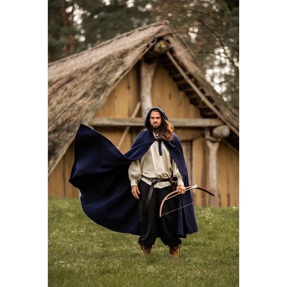 Imagen del producto Capa medieval de lana Hervir 160 cm
