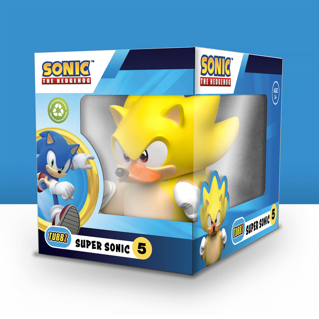 Imagen del producto Sonic the Hedgehog – Pato decorativo Super Sonic TUBBZ