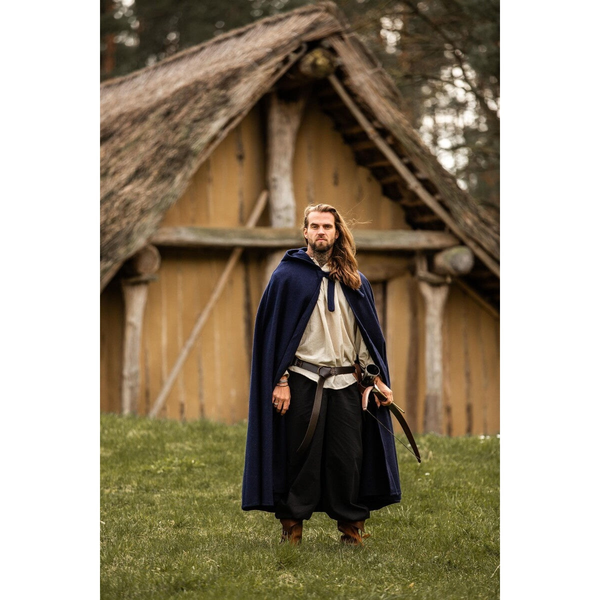 Imagen del producto Capa medieval de lana Hervir 131 cm