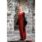 Imagen del producto Vestido medieval Dorell rojo y negro