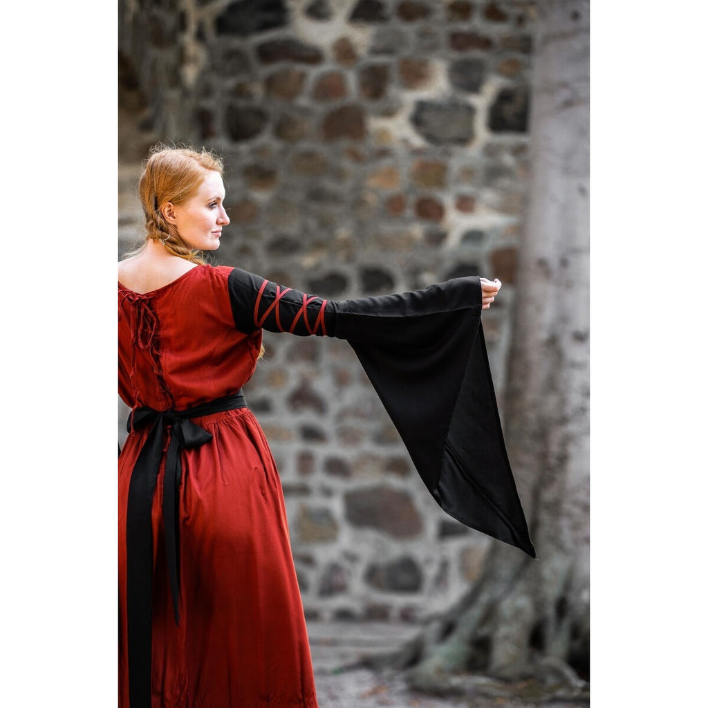 Imagen del producto Vestido medieval Dorell rojo y negro