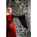Imagen del producto Vestido medieval Dorell rojo y negro