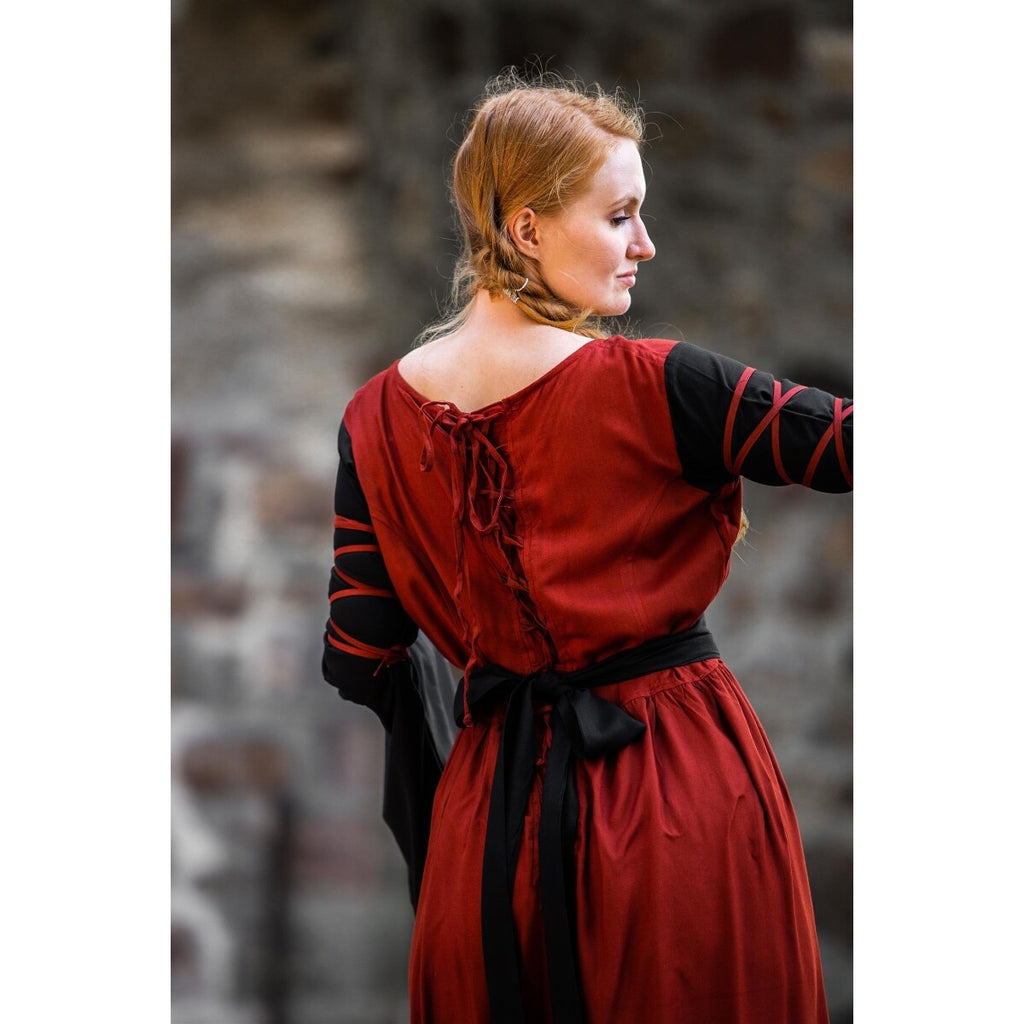 Imagen del producto Vestido medieval Dorell rojo y negro