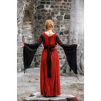 Imagen del producto Vestido medieval Dorell rojo y negro