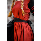 Imagen del producto Vestido medieval Dorell rojo y negro