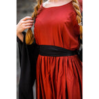 Imagen del producto Vestido medieval Dorell rojo y negro