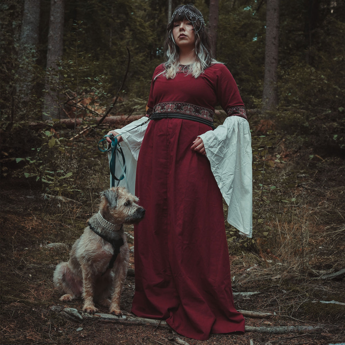 Imagen del producto Vestido medieval Yala rojo