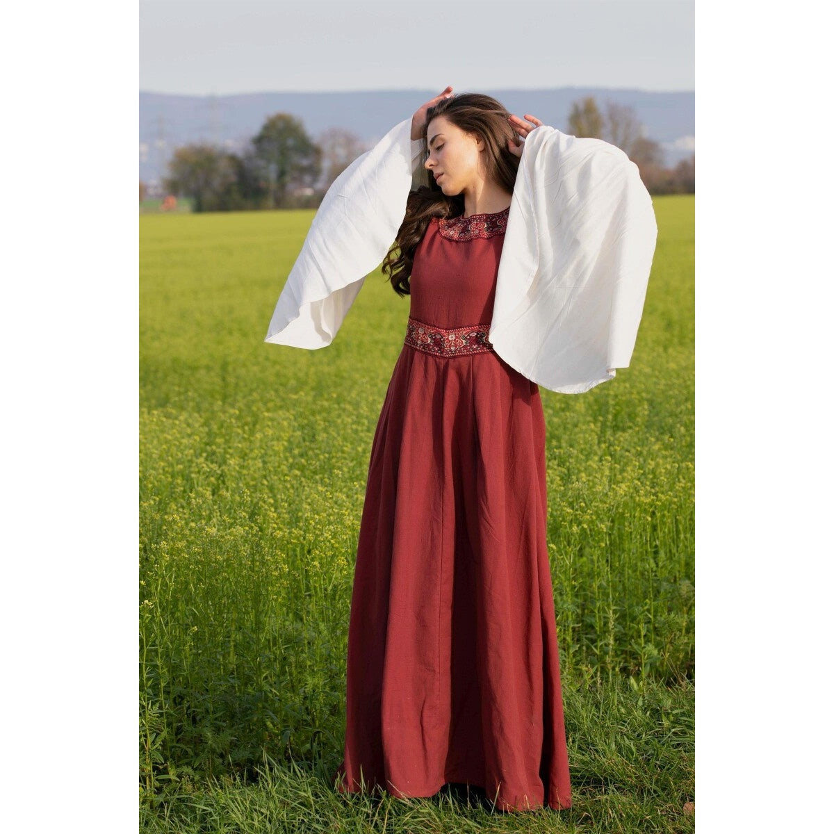 Imagen del producto Vestido medieval Yala rojo