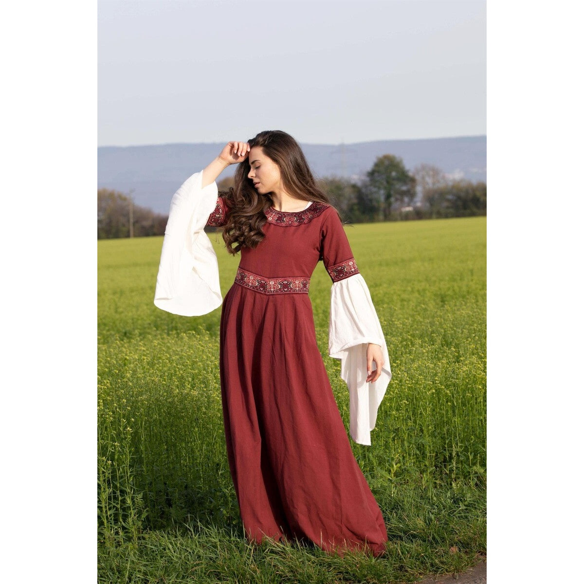 Imagen del producto Vestido medieval Yala rojo