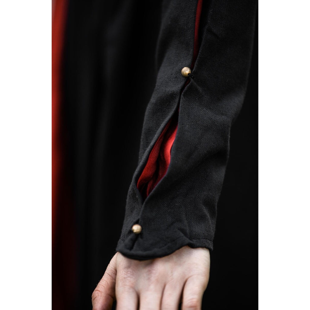 Imagen del producto Vestido medieval Medusa negro-rojo