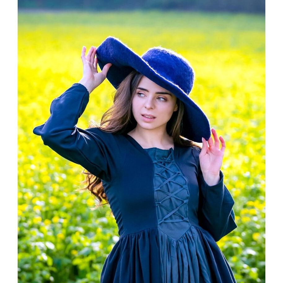 Imagen del producto Vestido medieval Medusa negro-azul