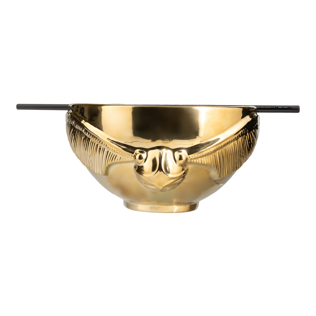 Imagen del producto Harry Potter - Cuenco de ramen Snitch Dorada con palillos