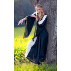 Imagen del producto Vestido medieval Ivette negro-blanco
