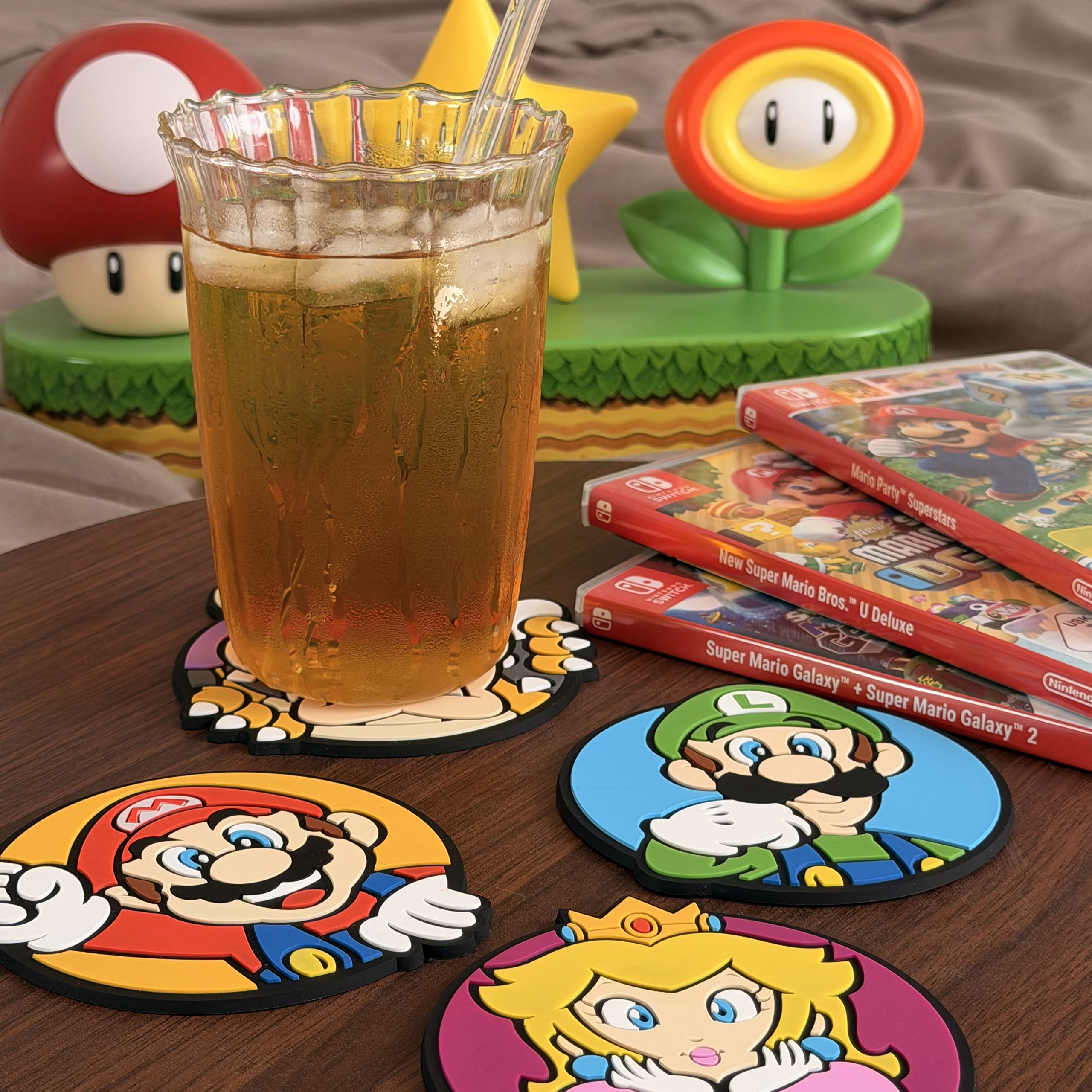 Imagen del producto Super Mario - Posavasos Personajes Set de 4
