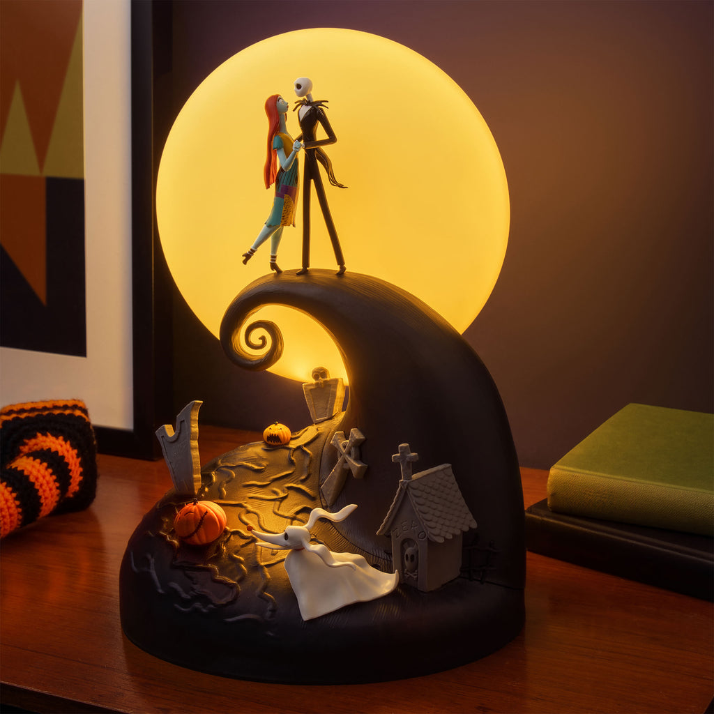Imagen del producto Pesadilla antes de Navidad - Lámpara de mesa diorama Jack y Sally