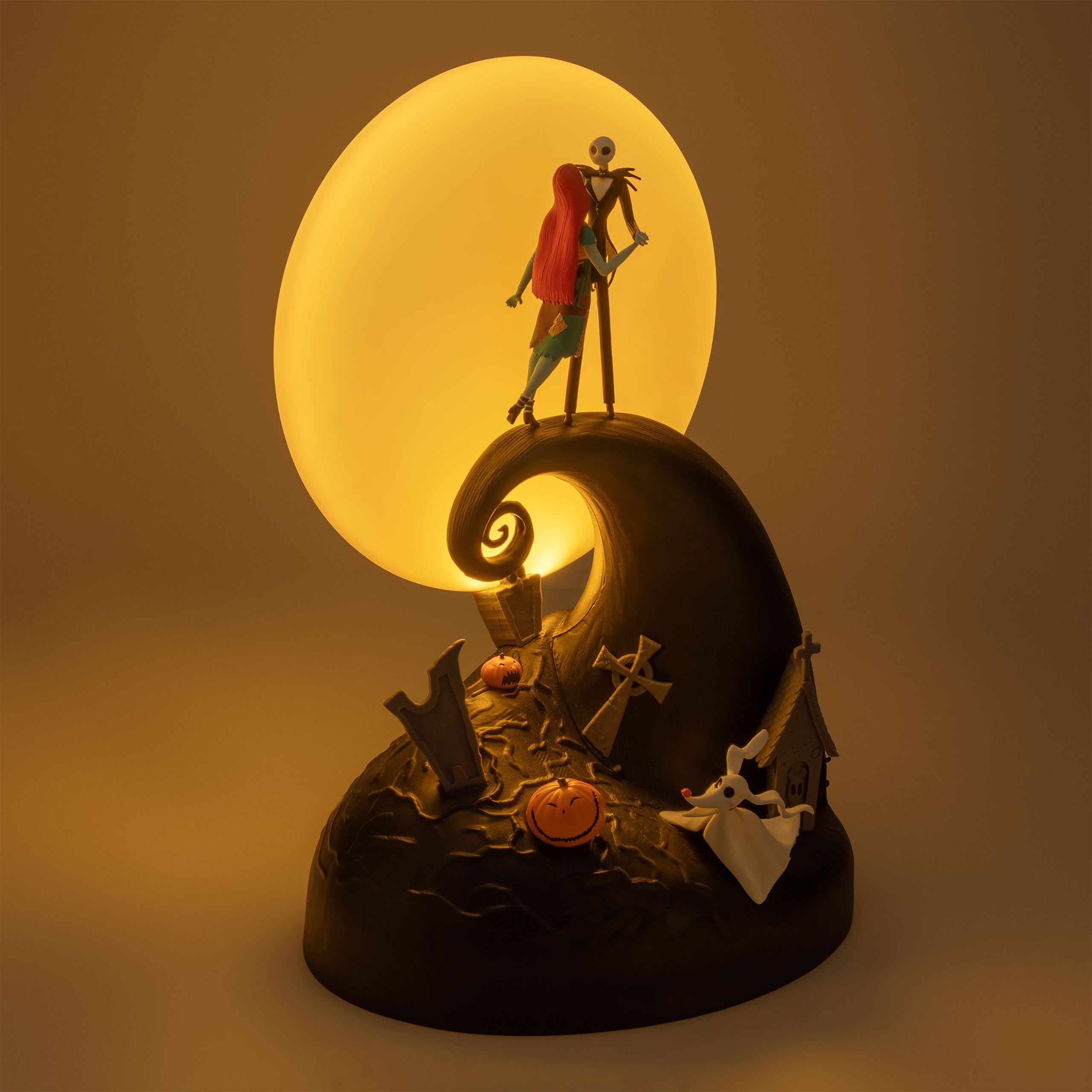 Imagen del producto Pesadilla antes de Navidad - Lámpara de mesa diorama Jack y Sally