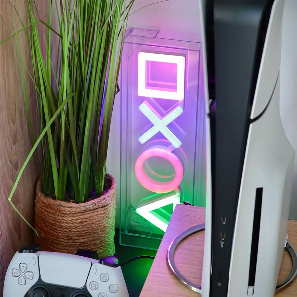 Imagen del producto PlayStation - Lámpara de mesa neón símbolos