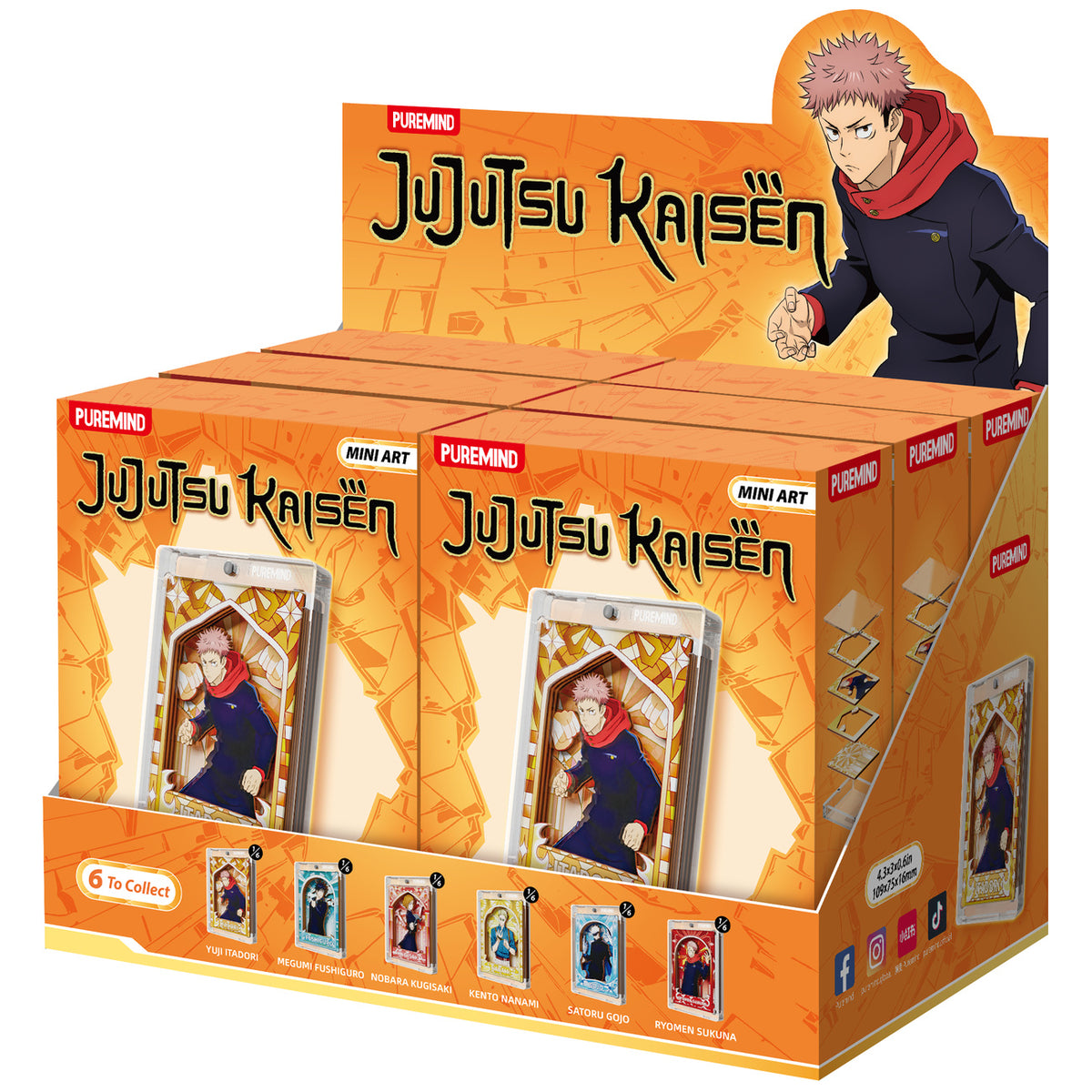 Imagen del producto Jujutsu Kaisen - Mini cuadro acrílico sorpresa