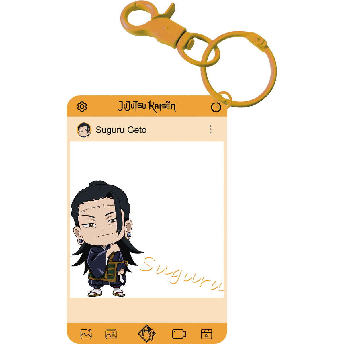 Imagen del producto Jujutsu Kaisen - Funda transparente mystery de acrílico con mosquetón