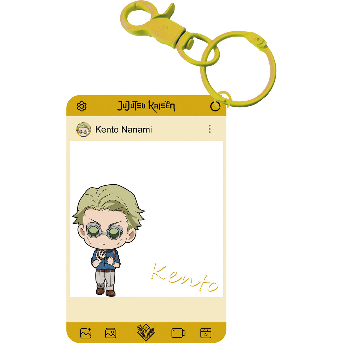 Imagen del producto Jujutsu Kaisen - Funda transparente mystery de acrílico con mosquetón