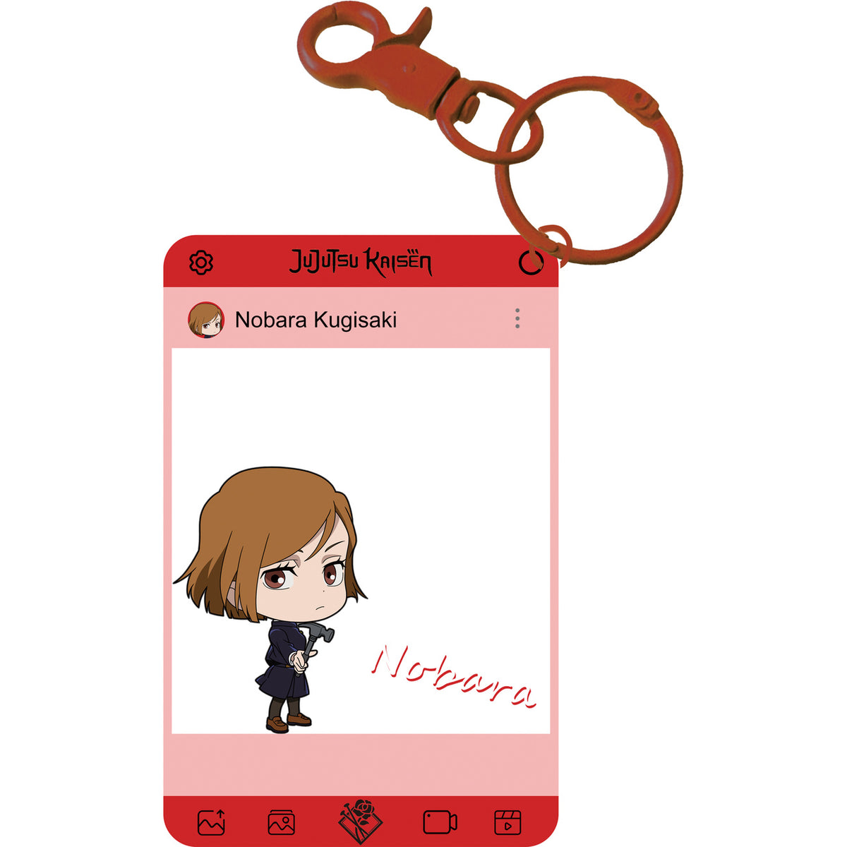 Imagen del producto Jujutsu Kaisen - Funda transparente mystery de acrílico con mosquetón