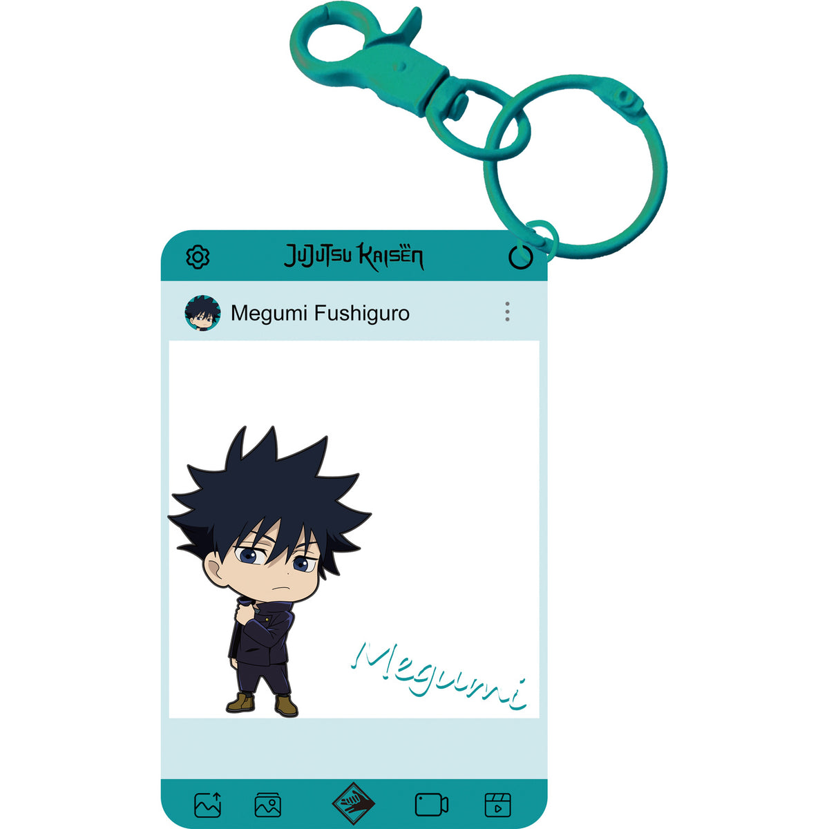 Imagen del producto Jujutsu Kaisen - Funda transparente mystery de acrílico con mosquetón