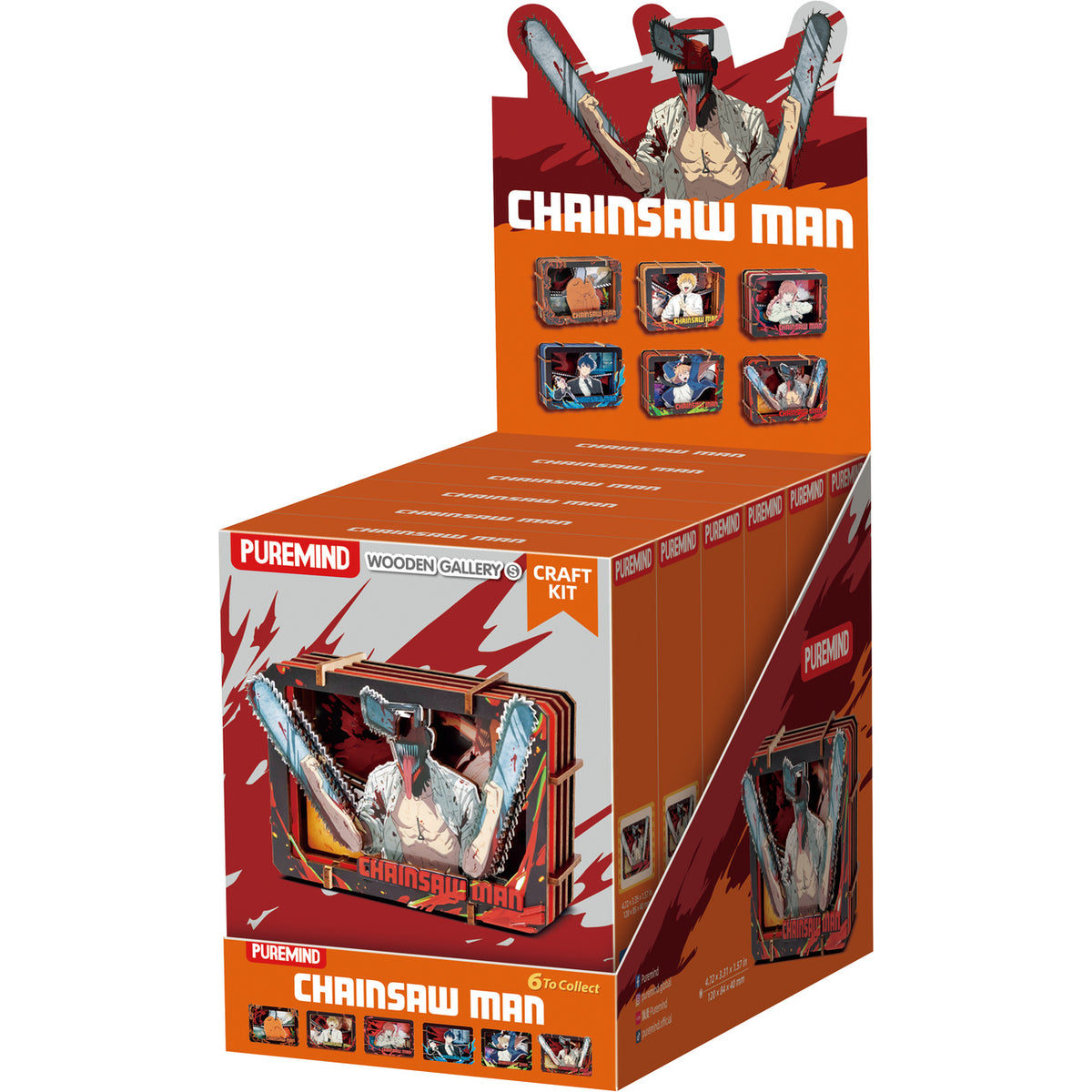 Imagen del producto Chainsaw Man - Characters Mystery Mini Cuadro de madera