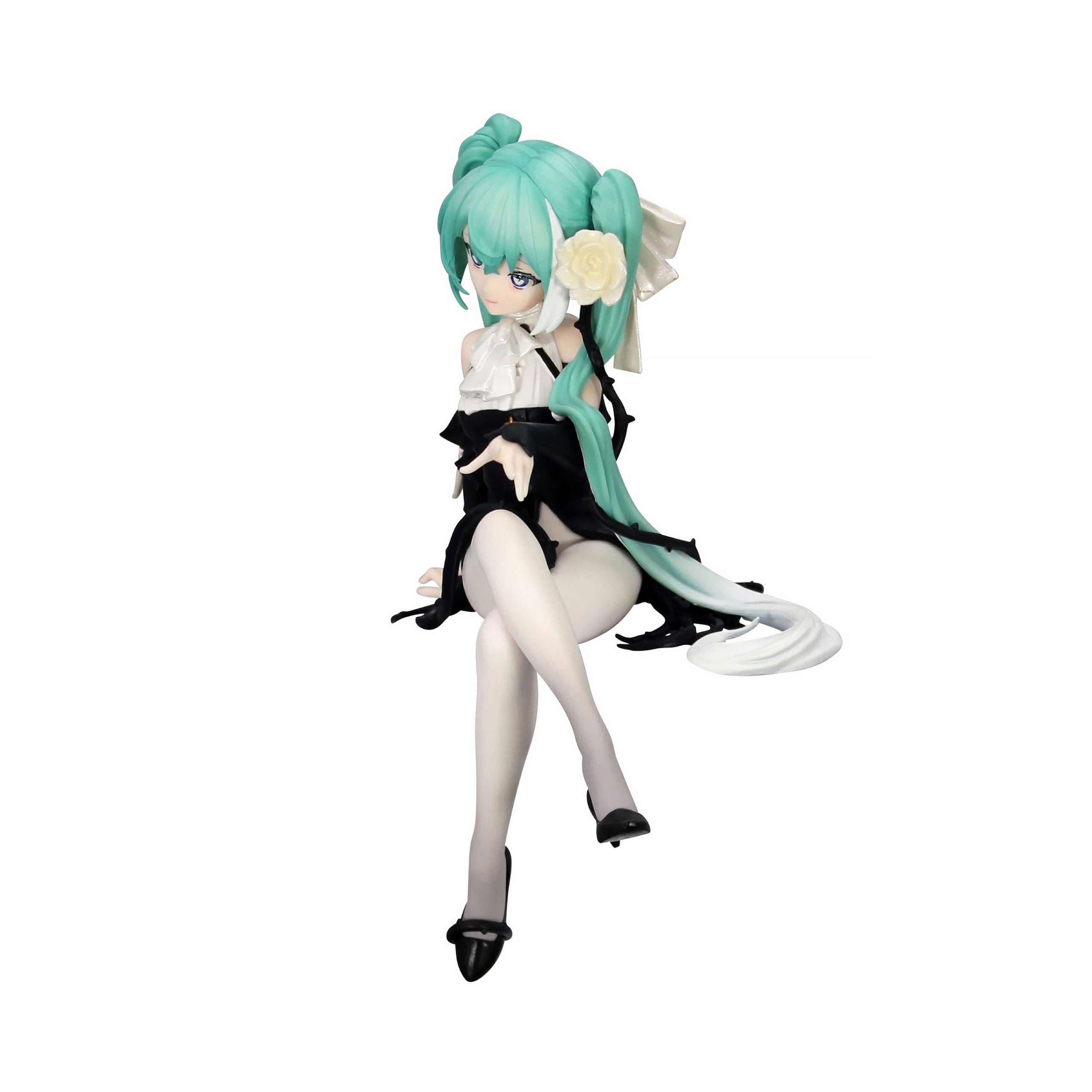 Imagen del producto Hatsune Miku - Flower Fairy White Rose figura Noodle Stopper