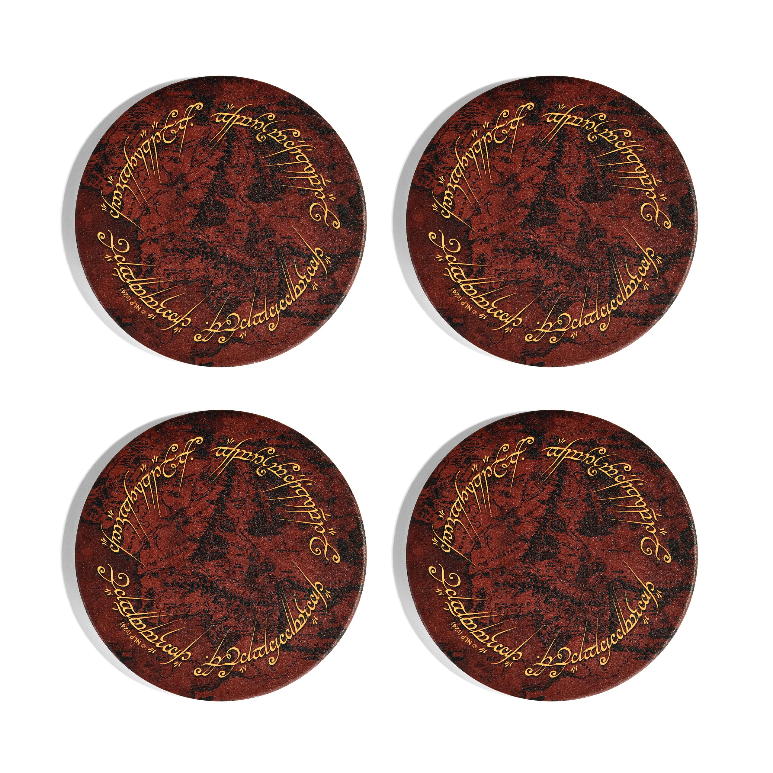 Imagen del producto El Señor de los Anillos - Set de 4 posavasos El Anillo Único