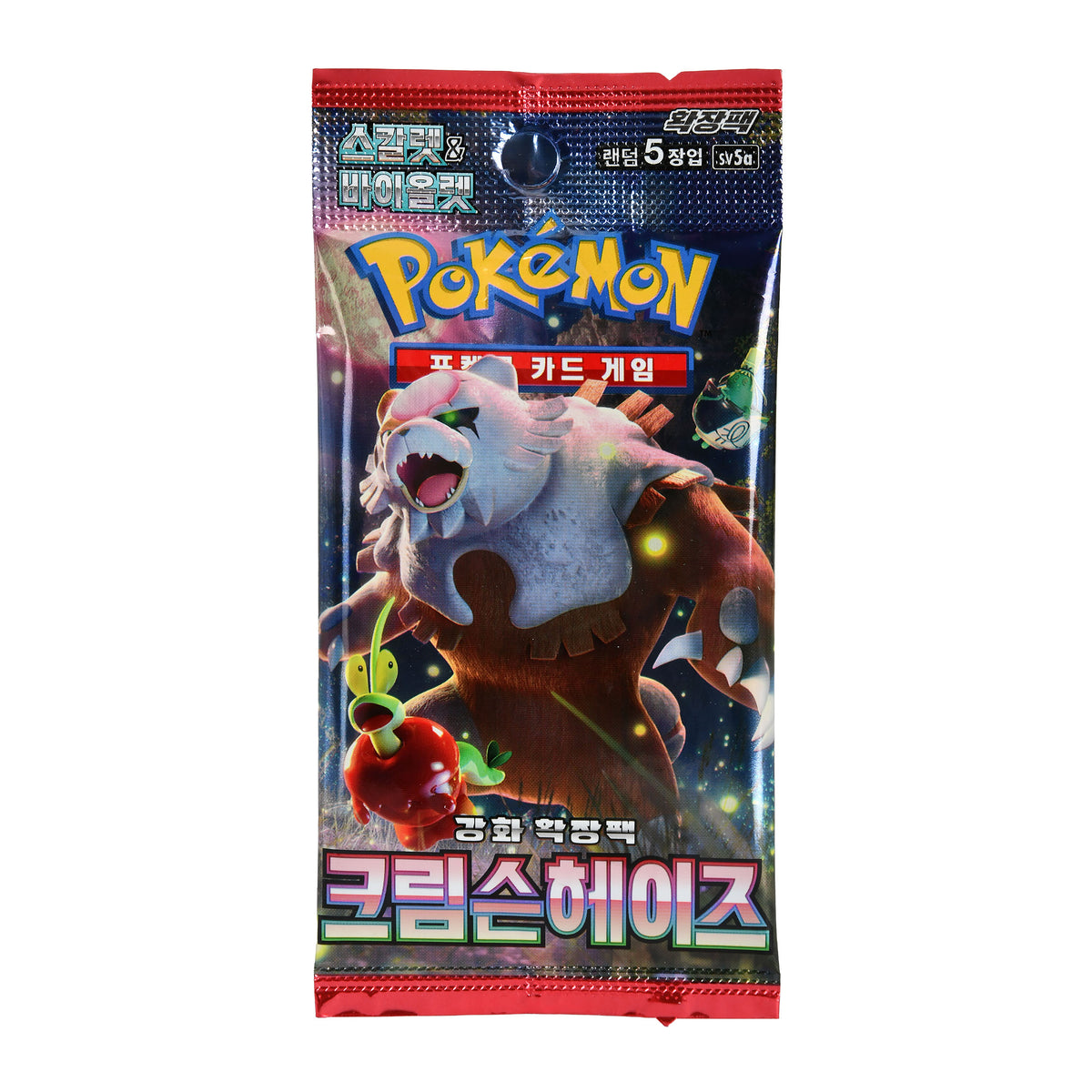 Imagen del producto Pokemon - Crimson Haze sobre de cartas coleccionables versión coreana