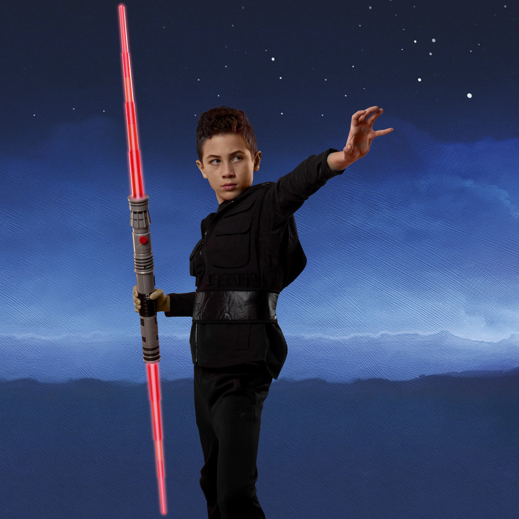 Imagen del producto Star Wars - Sable de luz de doble hoja para roleplay de Darth Maul