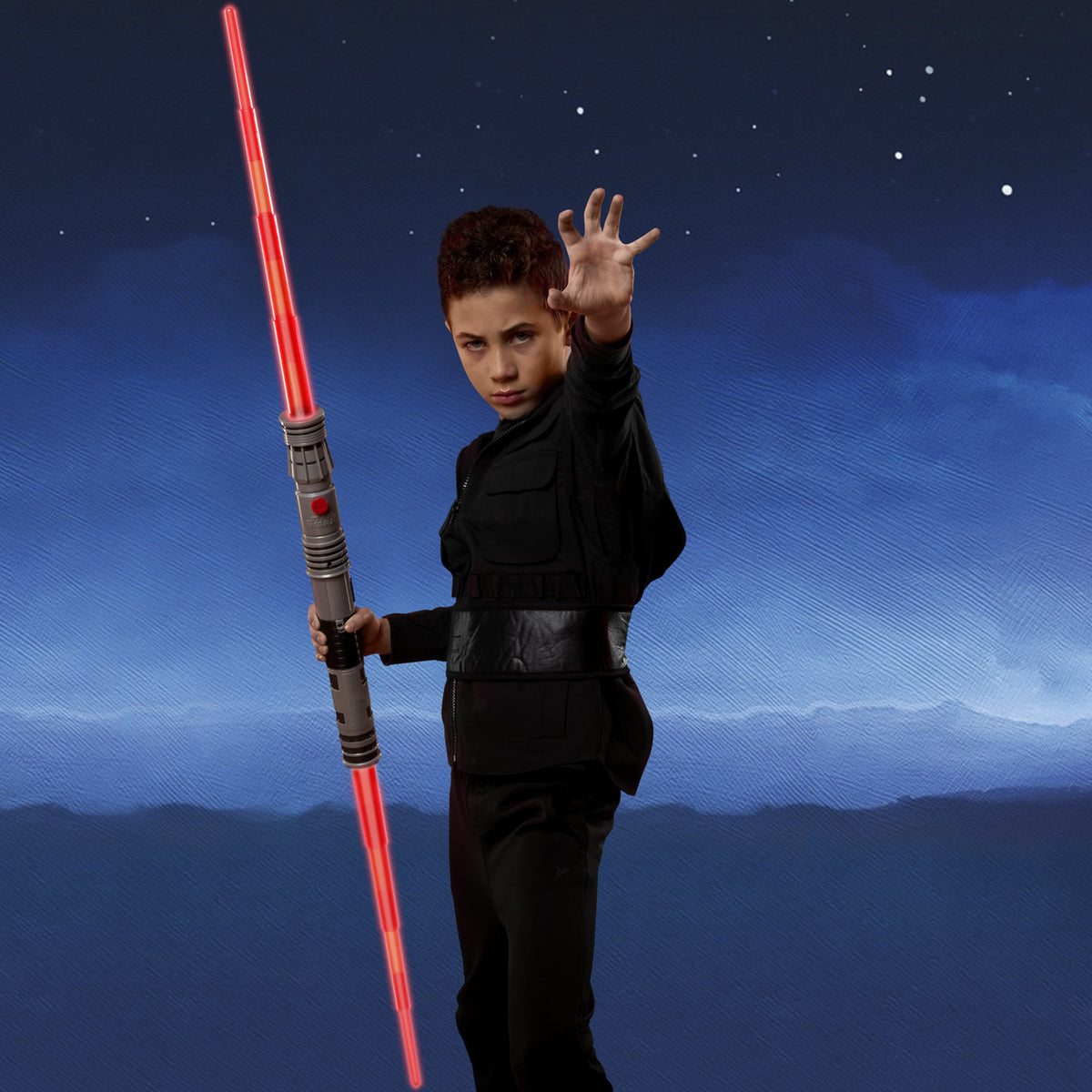 Imagen del producto Star Wars - Sable de luz de doble hoja para roleplay de Darth Maul