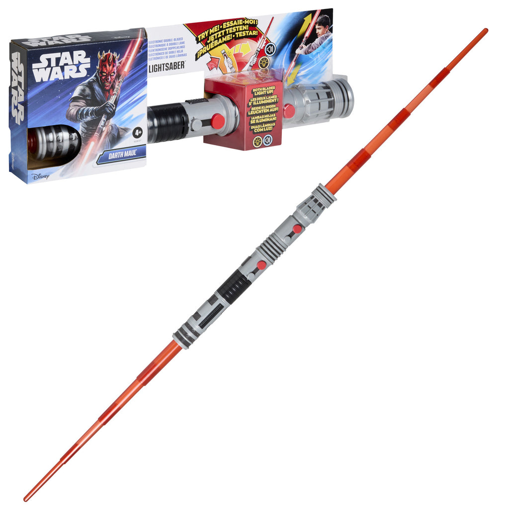 Imagen del producto Star Wars - Sable de luz de doble hoja para roleplay de Darth Maul