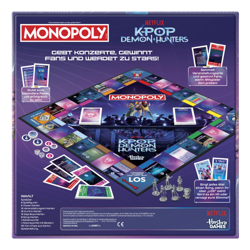 Imagen del producto KPop Demon Hunters - Monopoly