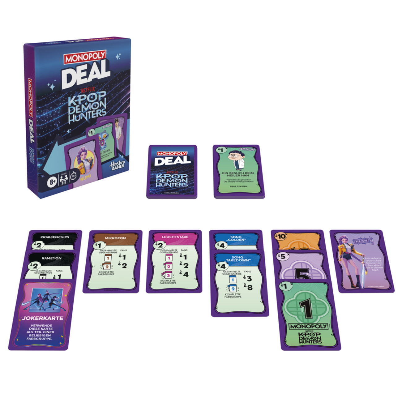 Imagen del producto KPop Demon Hunters - Monopoly Deal