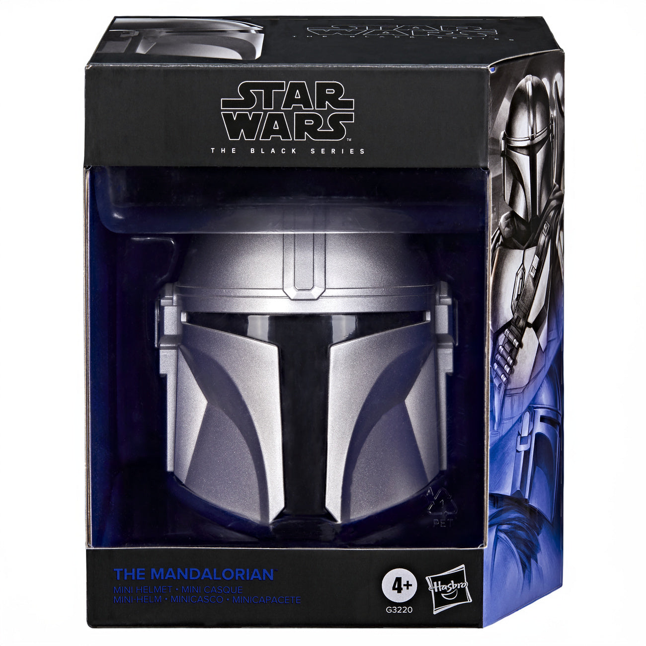 Imagen del producto Star Wars - Réplica de mini casco de Mandalorian sobre base