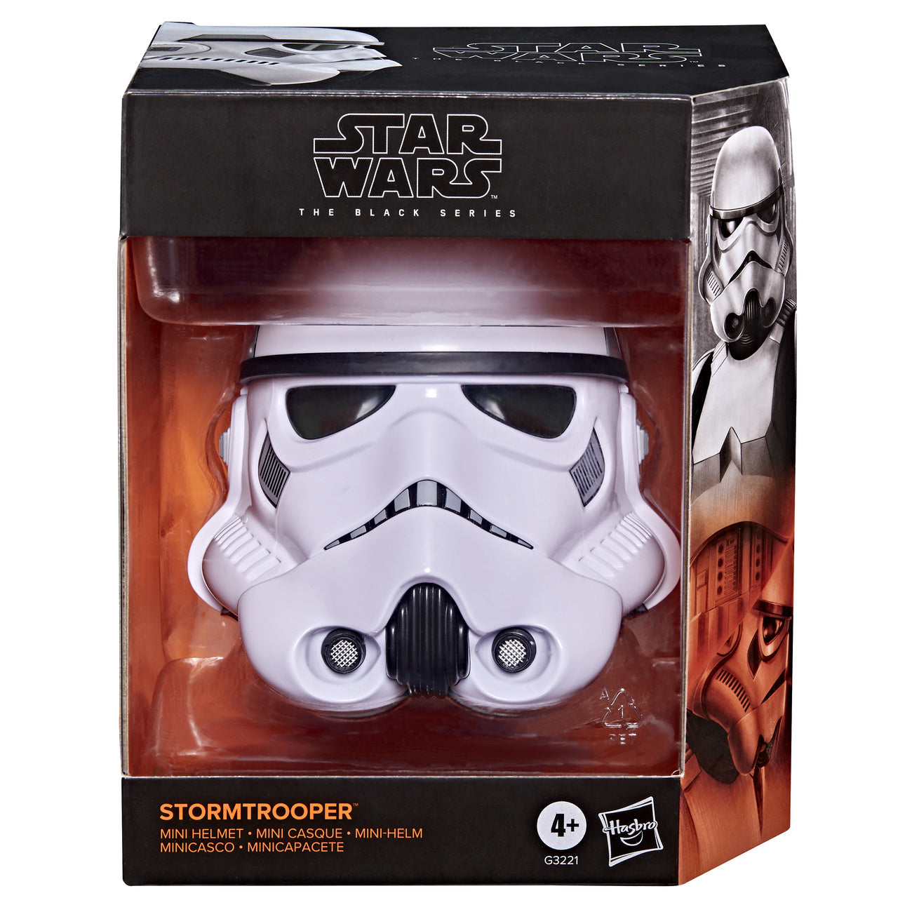 Imagen del producto Star Wars - Réplica de mini casco de Stormtrooper con base