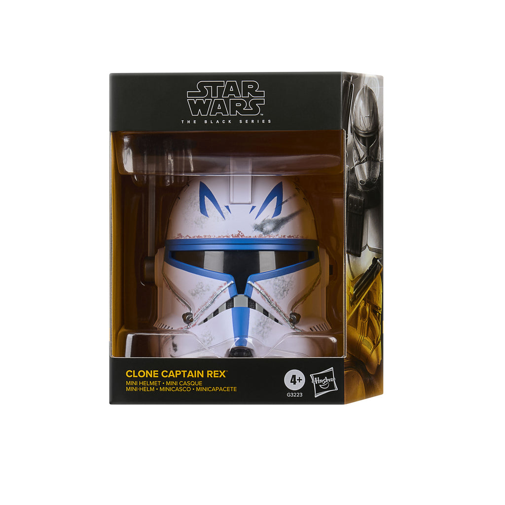 Imagen del producto Star Wars - Réplica de mini casco de Captain Rex sobre base