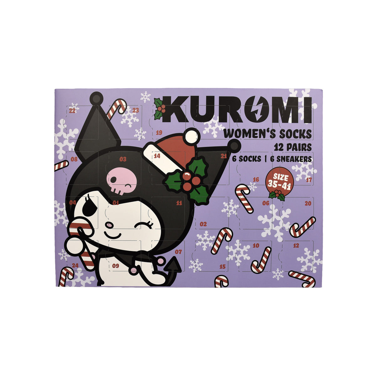Imagen del producto Hello Kitty - Calendario de Adviento de calcetines Kuromi
