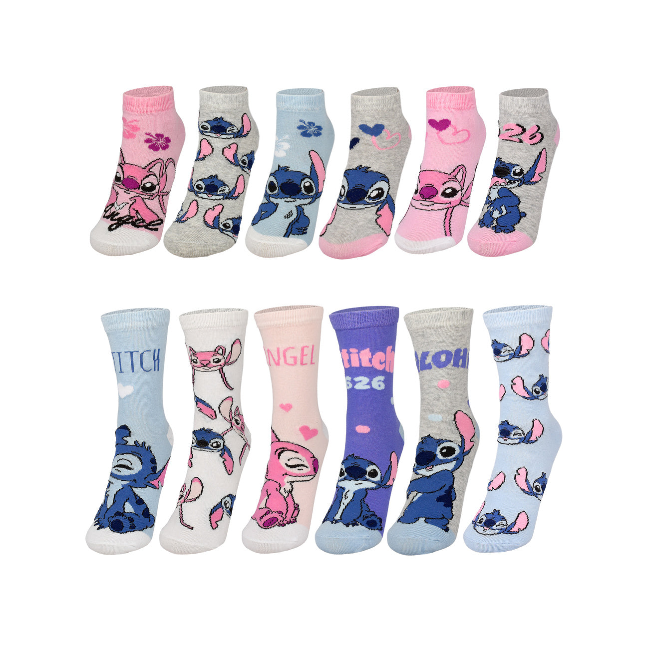 Imagen del producto Calendario de Adviento calcetines de Stitch - Lilo & Stitch
