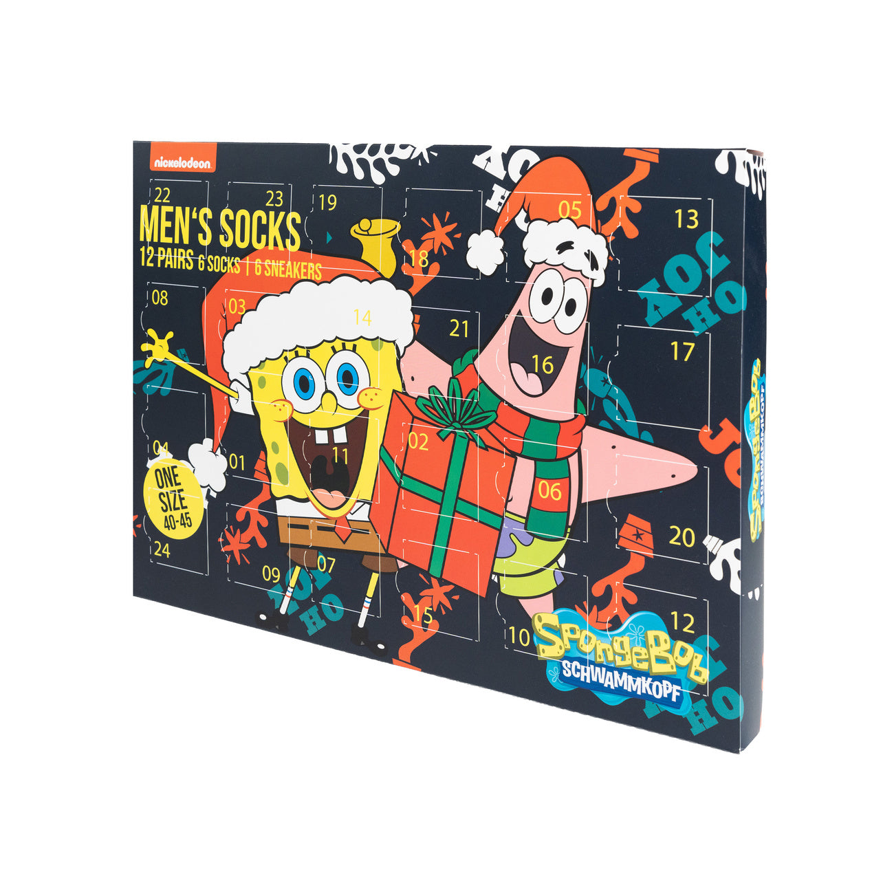 Imagen del producto Bob Esponja - Calendario de Adviento de calcetines