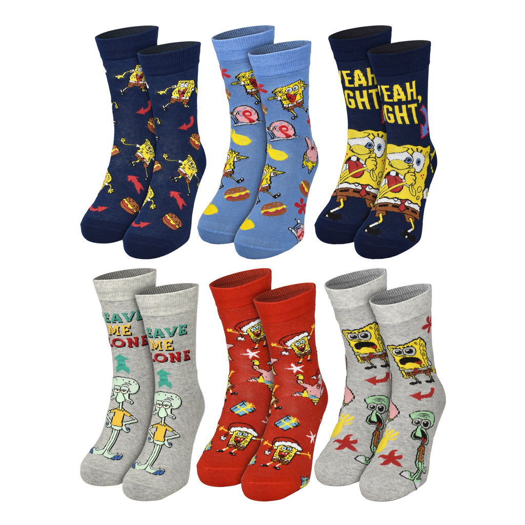 Imagen del producto Bob Esponja - Calendario de Adviento de calcetines