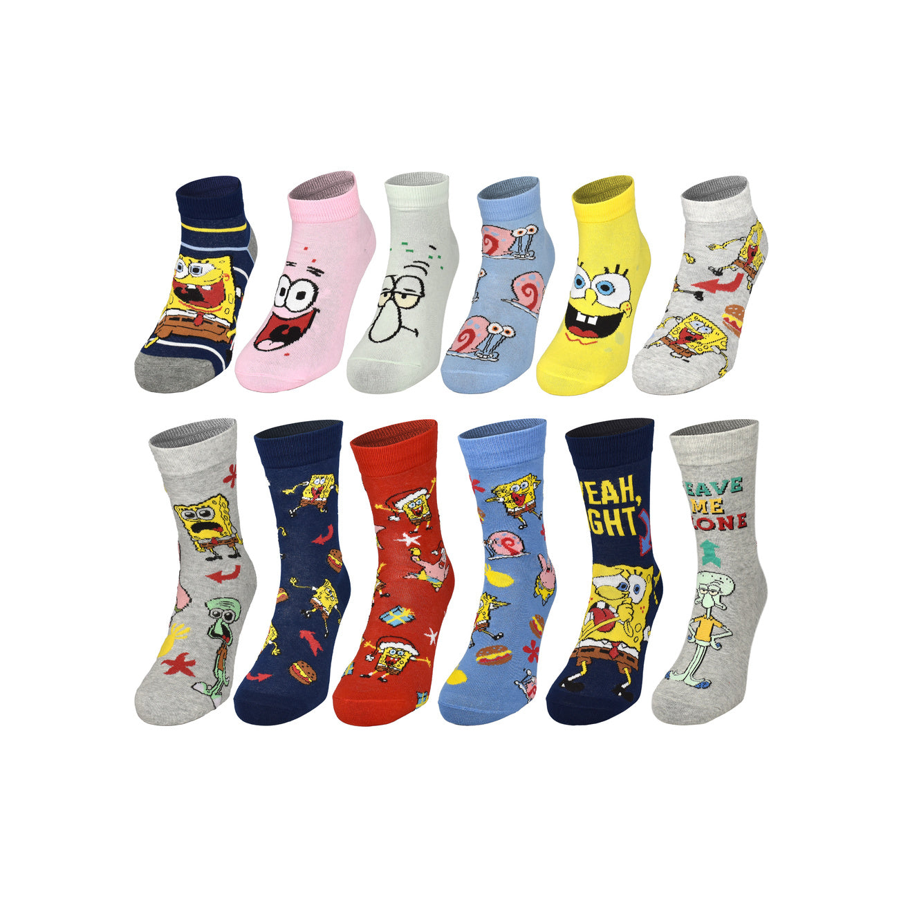 Imagen del producto Bob Esponja - Calendario de Adviento de calcetines